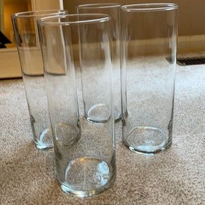 9” vases